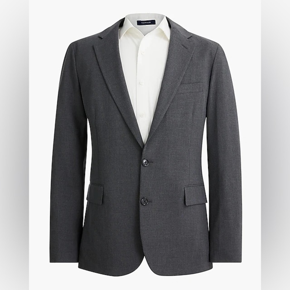 J Crew Thompson Performance Suit Jacket unworn— 40s